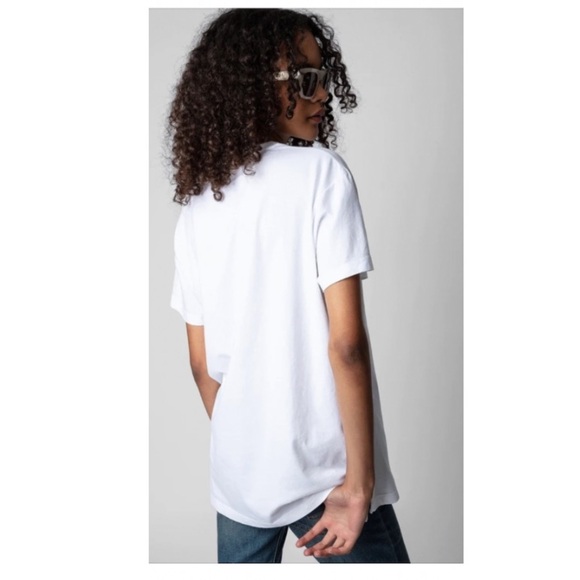 Zadig & Voltaire Tom Compo Oversized T- Shirt. - Picture 3 of 9